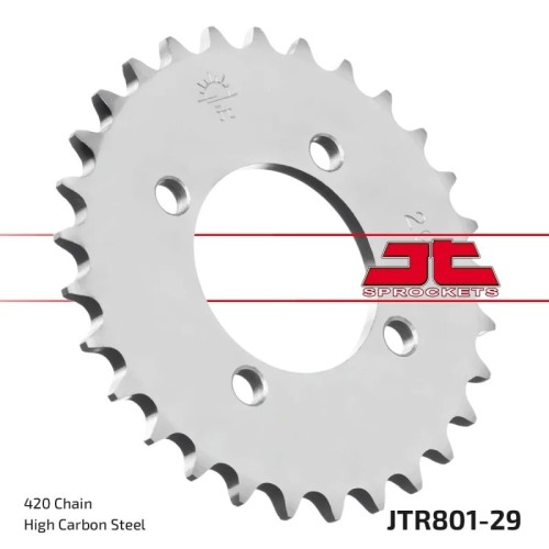 corona moto jt sprockets de acero de 29 dientes jtr801 29
