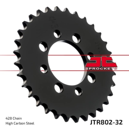 corona moto jt sprockets de acero de 32 dientes jtr802 32
