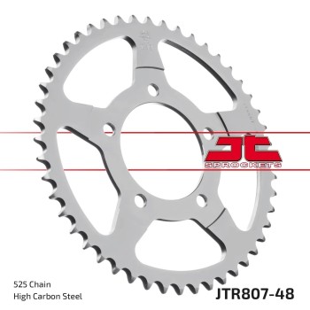 corona moto jt sprockets de acero de 48 dientes jtr807 48