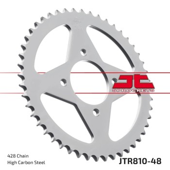 corona moto jt sprockets de acero de 48 dientes jtr810 48