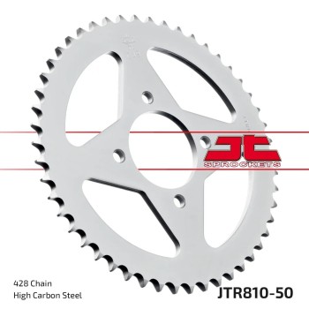 corona moto jt sprockets de acero de 50 dientes jtr810 50