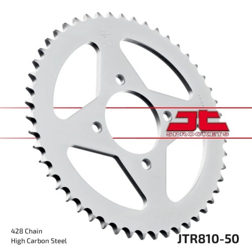 corona moto jt sprockets de acero de 50 dientes jtr810 50