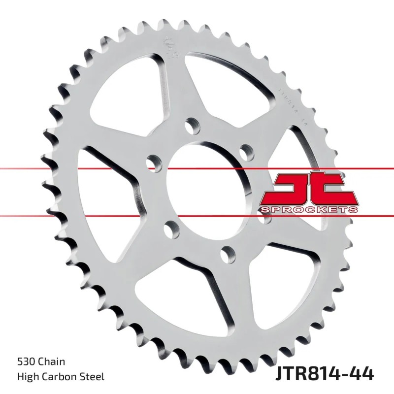 corona moto jt sprockets de acero de 44 dientes jtr814 44