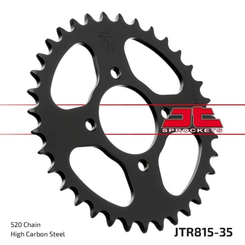 corona moto jt sprockets de acero de 35 dientes jtr815 35
