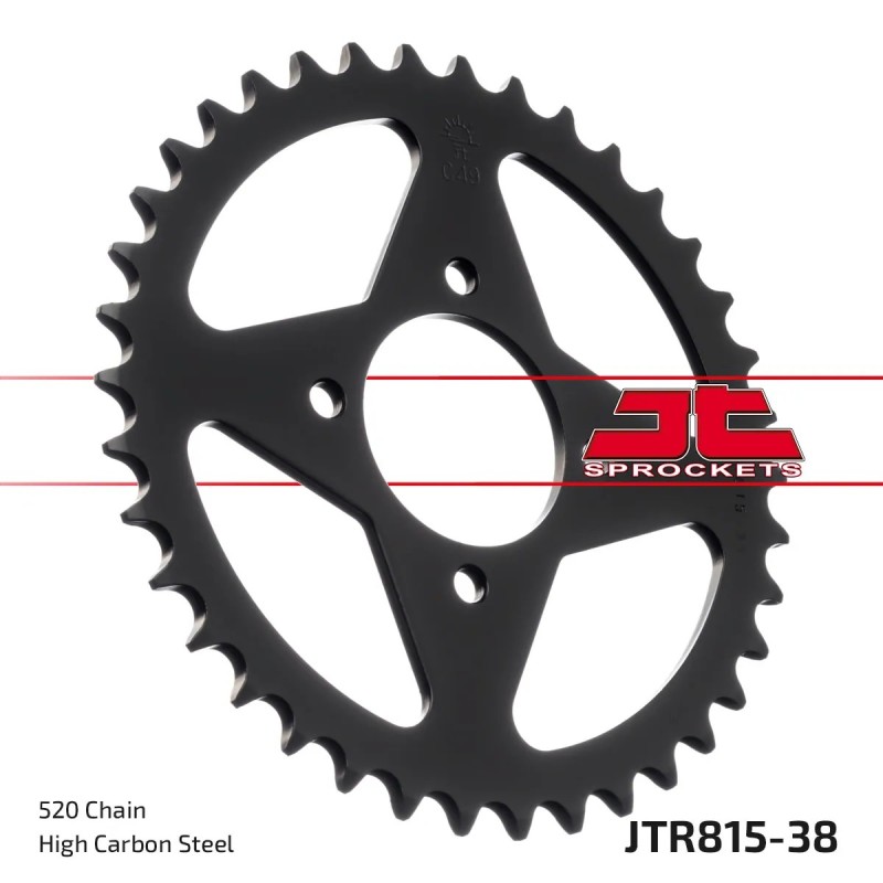 corona moto jt sprockets de acero de 38 dientes jtr815 38