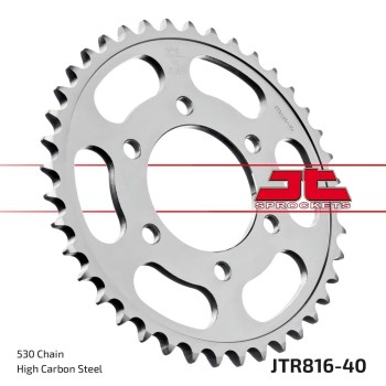 corona moto jt sprockets de acero de 40 dientes jtr816 40