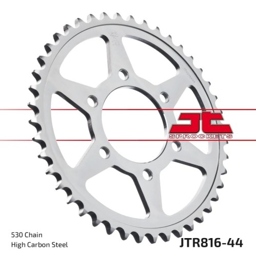 corona moto jt sprockets de acero de 44 dientes jtr816 44