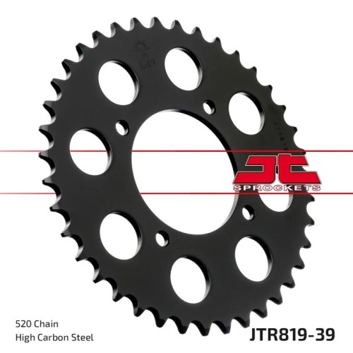 corona moto jt sprockets de acero de 39 dientes jtr819 39