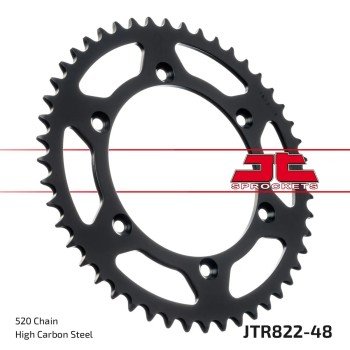corona moto jt sprockets de acero de 48 dientes jtr822 48