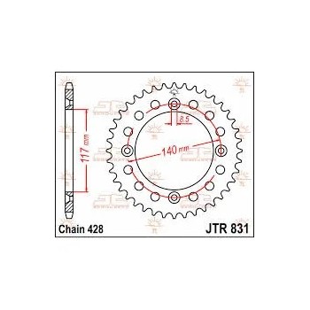 corona moto jt sprockets 83146jts