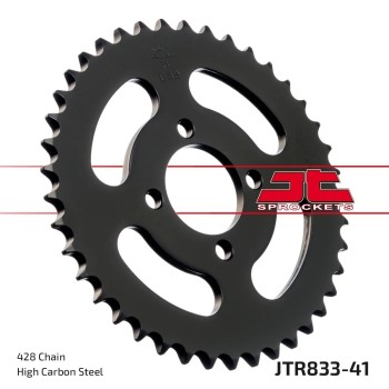 corona moto jt sprockets de acero de 41 dientes jtr833 41