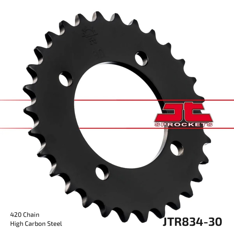 corona moto jt sprockets de acero de 30 dientes jtr834 30