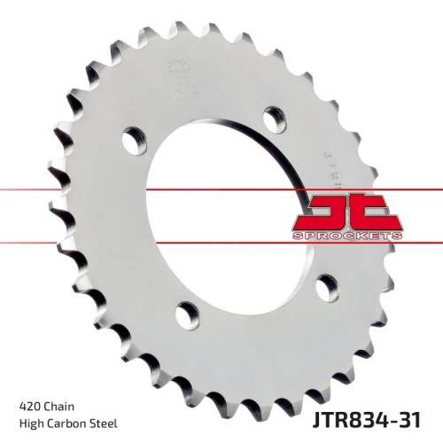 corona moto jt sprockets de acero de 31 dientes jtr834 31