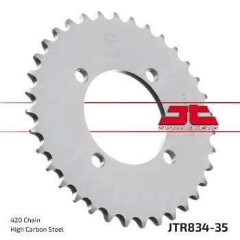 corona moto jt sprockets de acero de 35 dientes jtr834 35