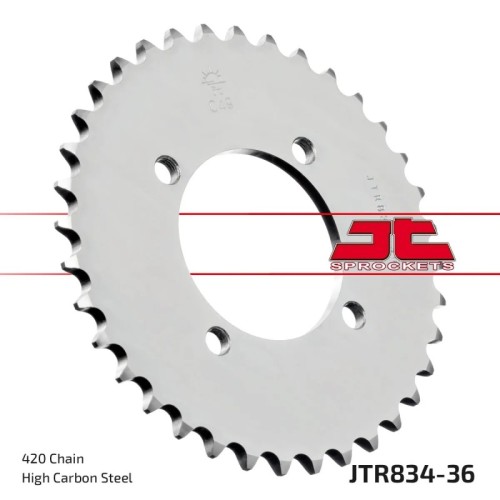 corona moto jt sprockets de acero de 36 dientes jtr834 36