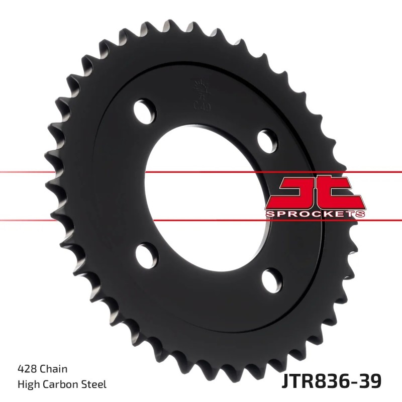 corona moto jt sprockets de acero de 39 dientes jtr836 39