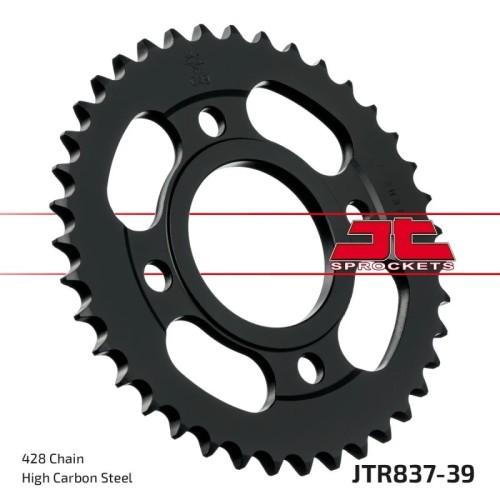 corona moto jt sprockets de acero de 39 dientes jtr837 39