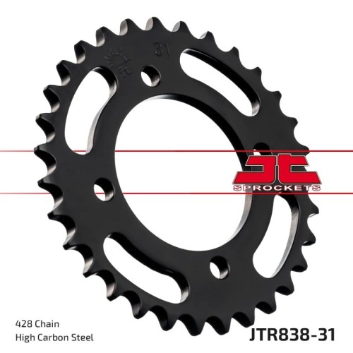 corona moto jt sprockets de acero de 31 dientes jtr838 31