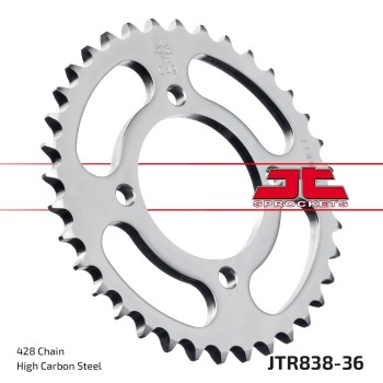 corona moto jt sprockets de acero de 36 dientes jtr838 36