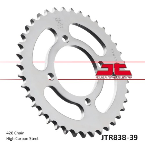 corona moto jt sprockets de acero de 39 dientes jtr838 39