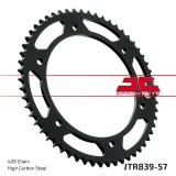 Corona moto JT Sprockets de acero de 57 dientes JTR839.57