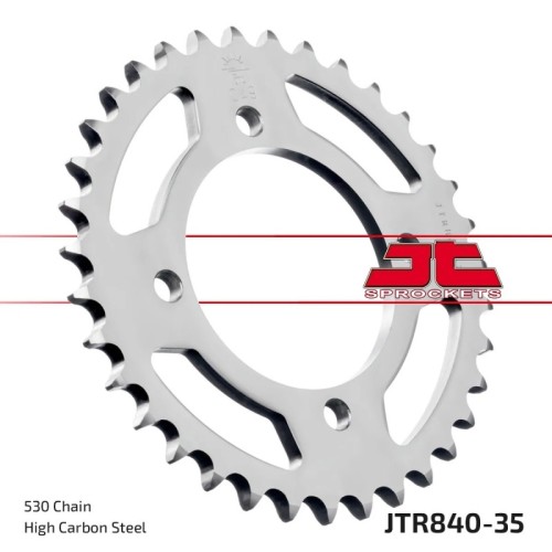 corona moto jt sprockets de acero de 35 dientes jtr840 35