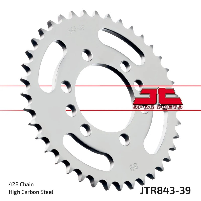 corona moto jt sprockets de acero de 39 dientes jtr843 39