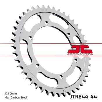 corona moto jt sprockets de acero de 44 dientes jtr844 44