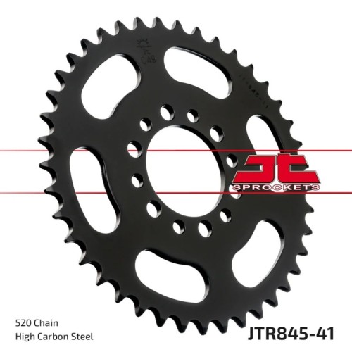 corona moto jt sprockets de acero de 41 dientes jtr845 41