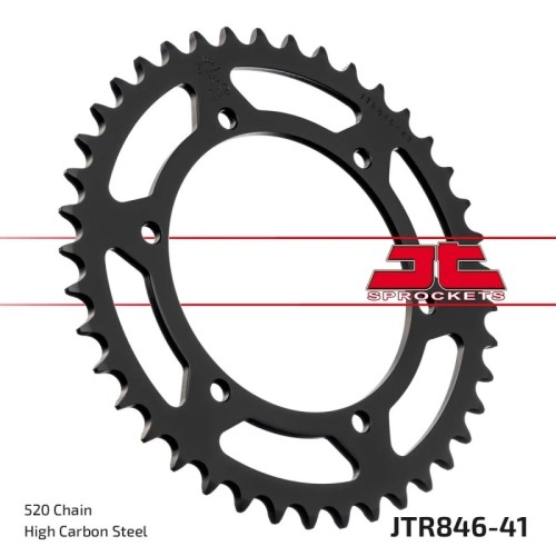 corona moto jt sprockets de acero de 41 dientes jtr846 41