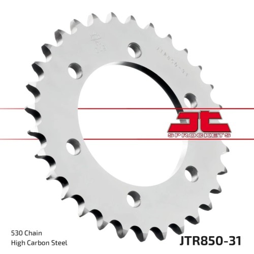 corona moto jt sprockets de acero de 31 dientes jtr850 31