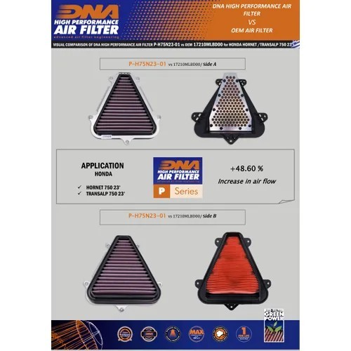 filtro de aire dna honda hornet y transalp 750 2023 p h75n23 01