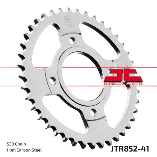 corona moto jt sprockets de acero de 41 dientes jtr852 41