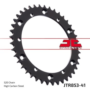 corona moto jt sprockets de acero de 41 dientes jtr853 41