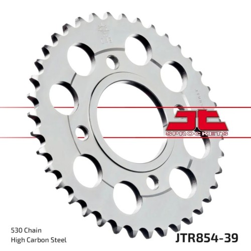 corona moto jt sprockets de acero de 39 dientes jtr854 39