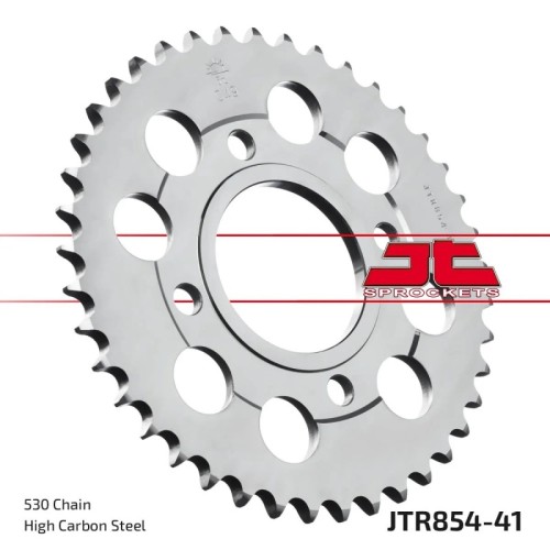 corona moto jt sprockets de acero de 41 dientes jtr854 41
