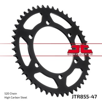 corona moto jt sprockets de acero de 47 dientes jtr855 47