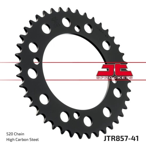 corona moto jt sprockets de acero de 41 dientes jtr857 41
