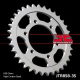 Corona moto JT Sprockets de acero de 35 dientes JTR858.35