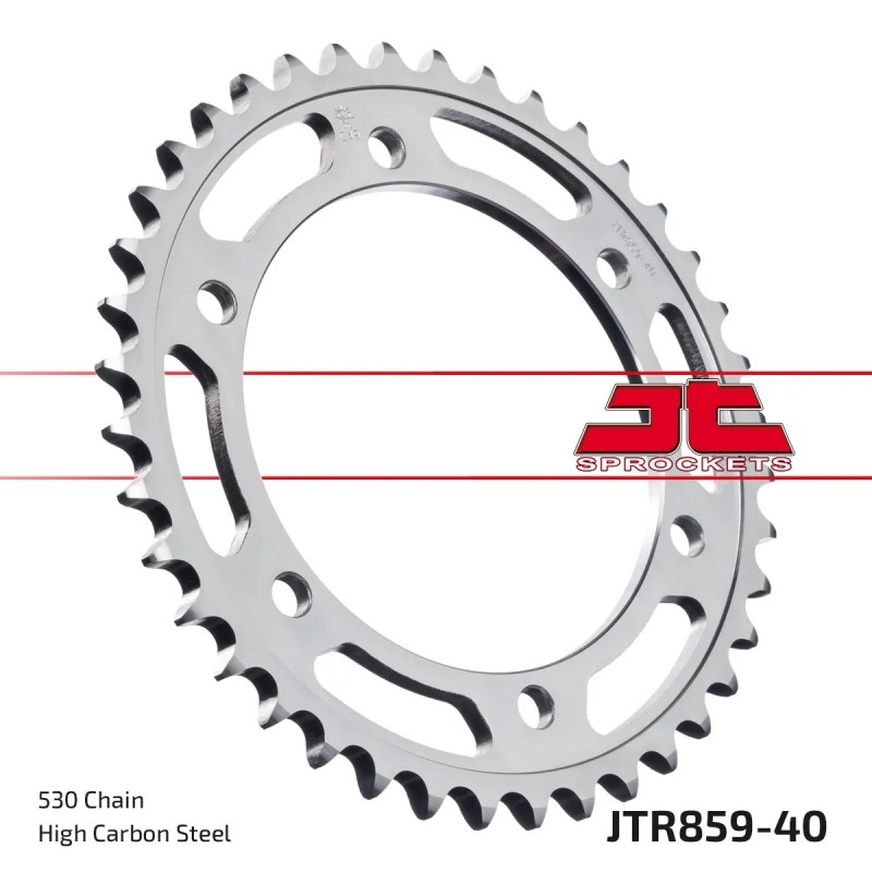 corona moto jt sprockets de acero de 40 dientes jtr859 40