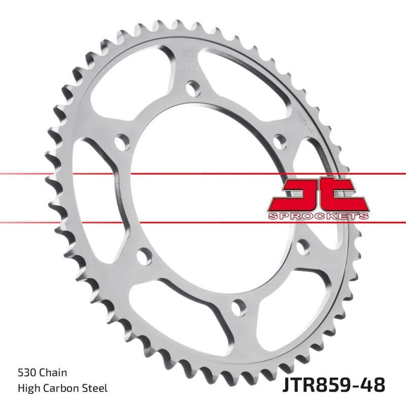 corona moto jt sprockets de acero de 48 dientes jtr859 48