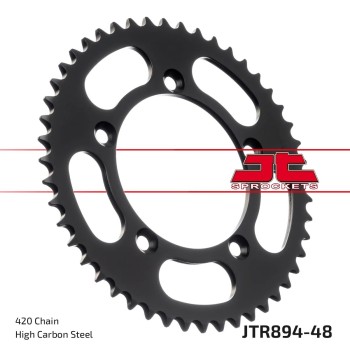 corona moto jt sprockets de acero de 48 dientes jtr894 48
