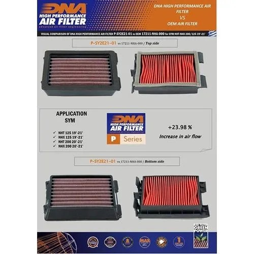 filtro de aire dna sym nht series p sy2e21 01