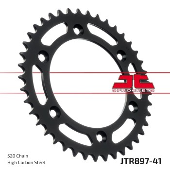 corona moto jt sprockets de acero de 41 dientes jtr897 41