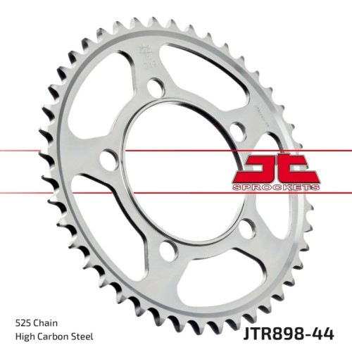 corona moto jt sprockets de acero de 44 dientes jtr898 44