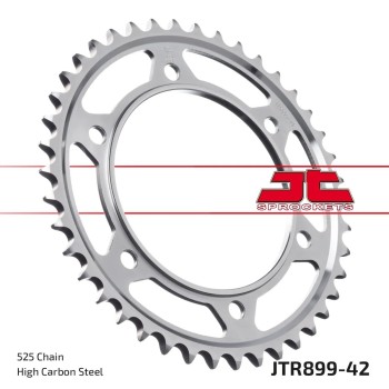 corona moto jt sprockets de acero de 42 dientes jtr899 42