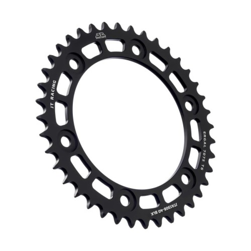 corona moto jt sprockets de aluminio de 40 dientes jta1308 40blk
