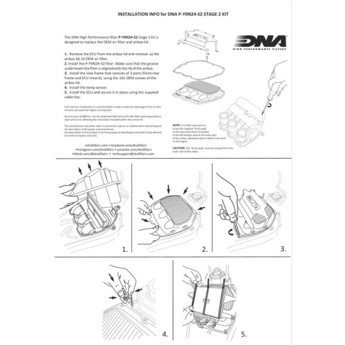 filtro dna y kit de admision yamaha mt 09 p y9n24 s2