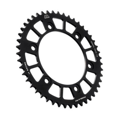 corona moto jt sprockets 47 dientes p 520 aluminio negro jta1308 47blk
