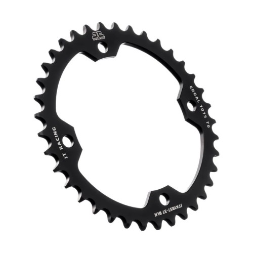 corona moto jt sprockets de aluminio de 37 dientes jta1857 37blk